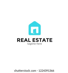 Logotype real estate company vector for shop, house rent, building, repair, construction
