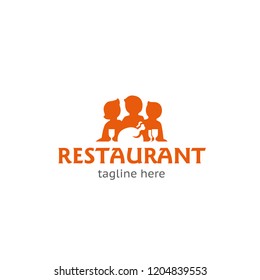 Logotype restaurant, logo vector for shop, store, cafe, drink, eat, relax