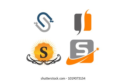 Logotype S Modern Template Set