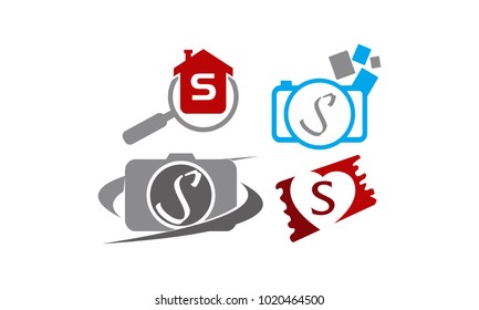 Logotype S Modern Template Set