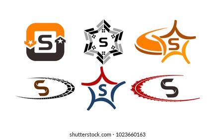 Logotype S Modern Template Set