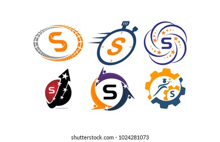 Logotype S Modern Template Set