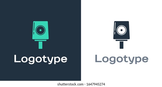 Logotype Spray kann Düsenkappe Symbol einzeln auf weißem Hintergrund. Logo-Design-Element. Vektorillustration-Illustration