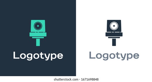 Logotype Spray kann Düsenkappe Symbol einzeln auf weißem Hintergrund. Logo-Design-Element. Vektorillustration-Illustration