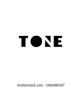 Logotype tone with a touch of the hidden letter n