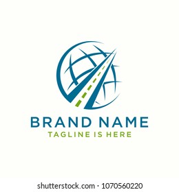 Logotype transportation template