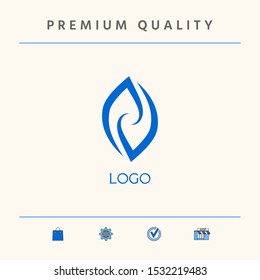 Logotype - two hemispheres of the brain, two leaves, two spirals, fire tongues - a symbol of interaction, psychological assistance and support.