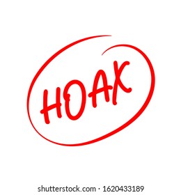 a logotype or typography about hoax, fake news icon, hoax icon