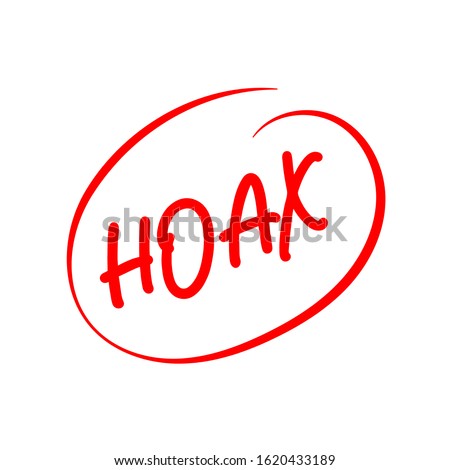 a logotype or typography about hoax, fake news icon, hoax icon