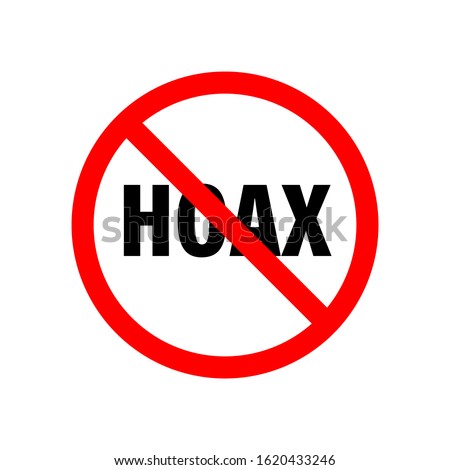 a logotype or typography about hoax, fake news icon, hoax icon