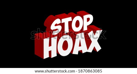a logotype or typography about hoax, fake news icon, hoax icon