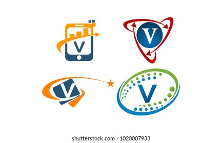 Logotype V Modern Template Set