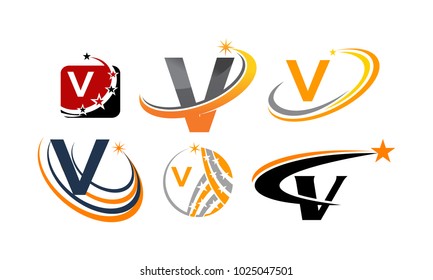 Logotype V Modern Template Set