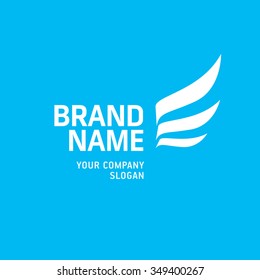 Logotype vector illustration template. Creative symbol for company identity, advertising, poster, banner, web and flyer. 