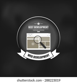 Logotype web development studio