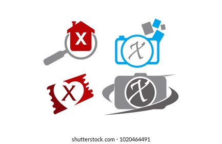 Logotype X Modern Template Set