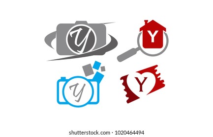 Logotype Y Modern Template Set