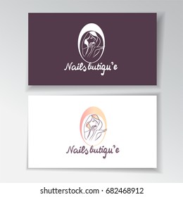 Logotype for Your Company Name. Vector illustration. Presentation on business cards.