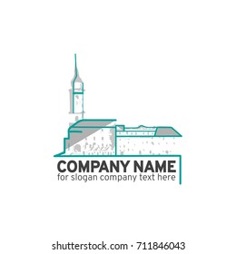 Logotype for Your Company Name. Vector illustration. Presentation on business cards.