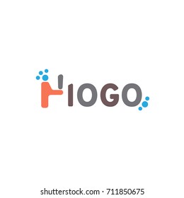 Logotype for Your Company Name. Vector illustration. Presentation on business cards.