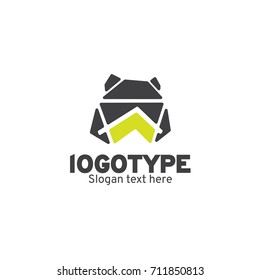 Logotype for Your Company Name. Vector illustration. Presentation on business cards.