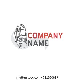 Logotype for Your Company Name. Vector illustration. Presentation on business cards.