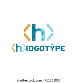 Logotype for Your Company Name. Vector illustration. Presentation on business cards.