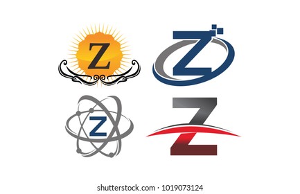 Logotype Z Modern Template Set