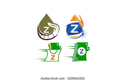 Logotype Z Modern Template Set