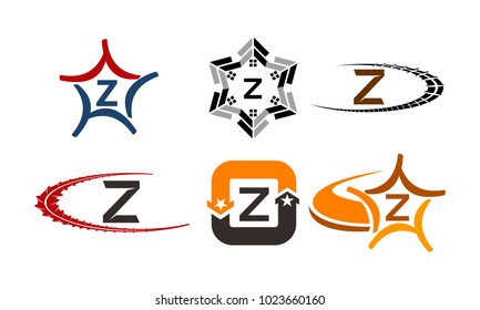 Logotype Z Modern Template Set