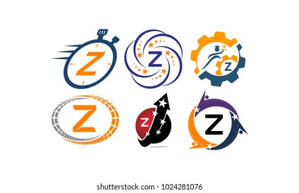 Logotype Z Modern Template Set