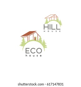 Logotypes with houses.