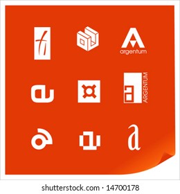 Logotypes set