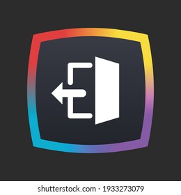 Logout - App Icon Button