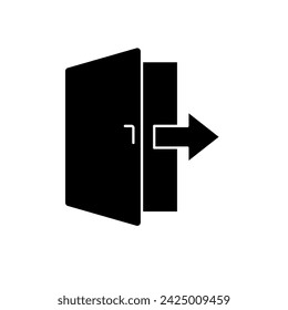 Symbol für Abmeldekonzeptzeile. Einfache Elementdarstellung. Entwurf des Abmeldekonzepts für Umrisssymbole.