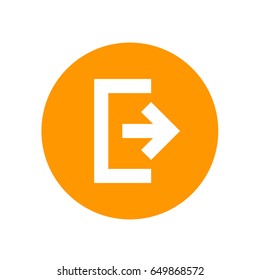 logout, exit icon, symbol