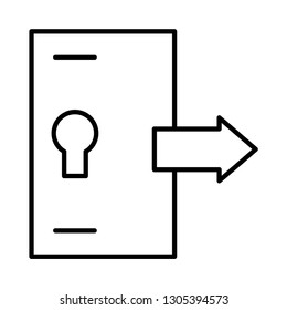 logout   exit   right  