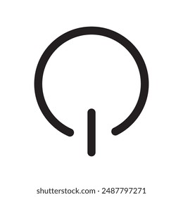 Logout icon. Exit Vector icon. Logout sign in Trendy Flat style for graphic design eps 10