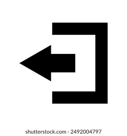 Abmeldesymbol im Hintergrund dargestellt