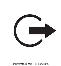 Logout icon ,sign out icon template