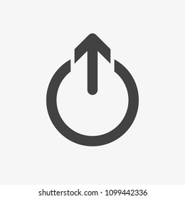 Logout icon, signs icon. Glyph, Solid style. Vector illustration