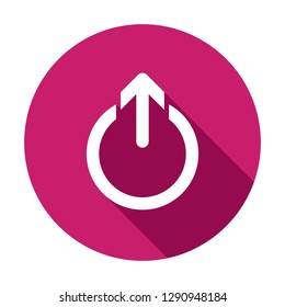 Logout icon, signs icon. Glyph, Solid style. Vector illustration