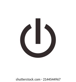 vector de icono de cierre de sesión para cualquier propósito. En color negro