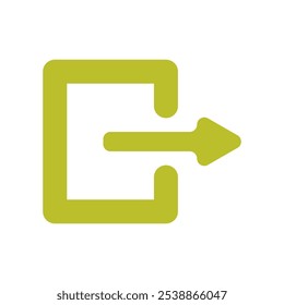Logout ilustrado sobre fondo blanco