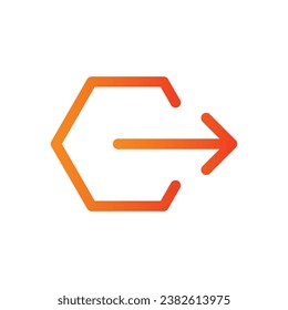 Logo für das Farbverlauf-Login für Website, Anwendung, Druck, Dokument, Plakatdesign usw., geeignet für Webdesign,Logo,App