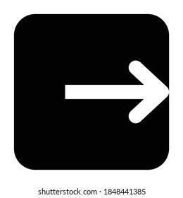 Logout pixel-perfect icon for design work such as website, application, infographic, book, magazine, presentation, poster, screen printing.