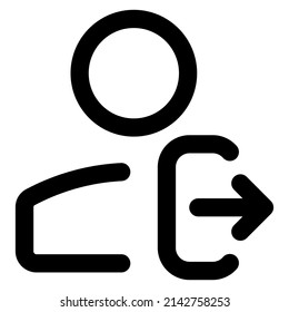 logout screen from the working portfolio of a user