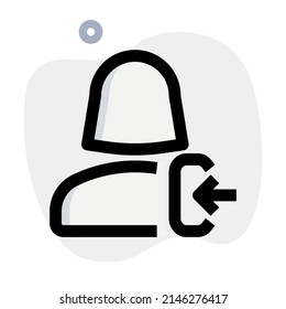 logout screen from the working portfolio of a user