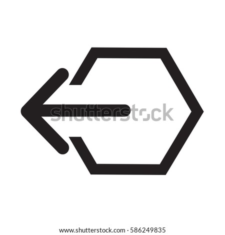 Logout sign icon