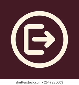 Logoff design de arte vetorial moderno aplicado incrível ilustração útil colorida.eps